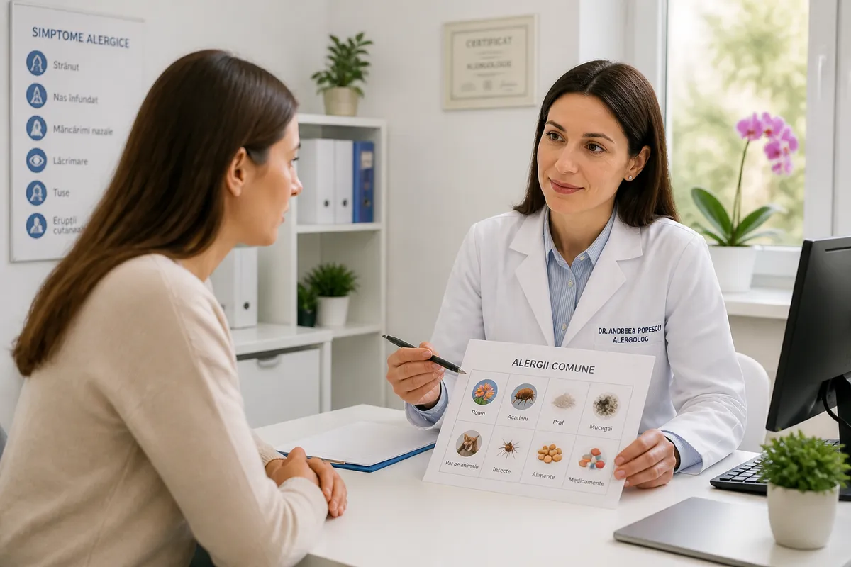consultatie medic alergolog tratament alergii vara
