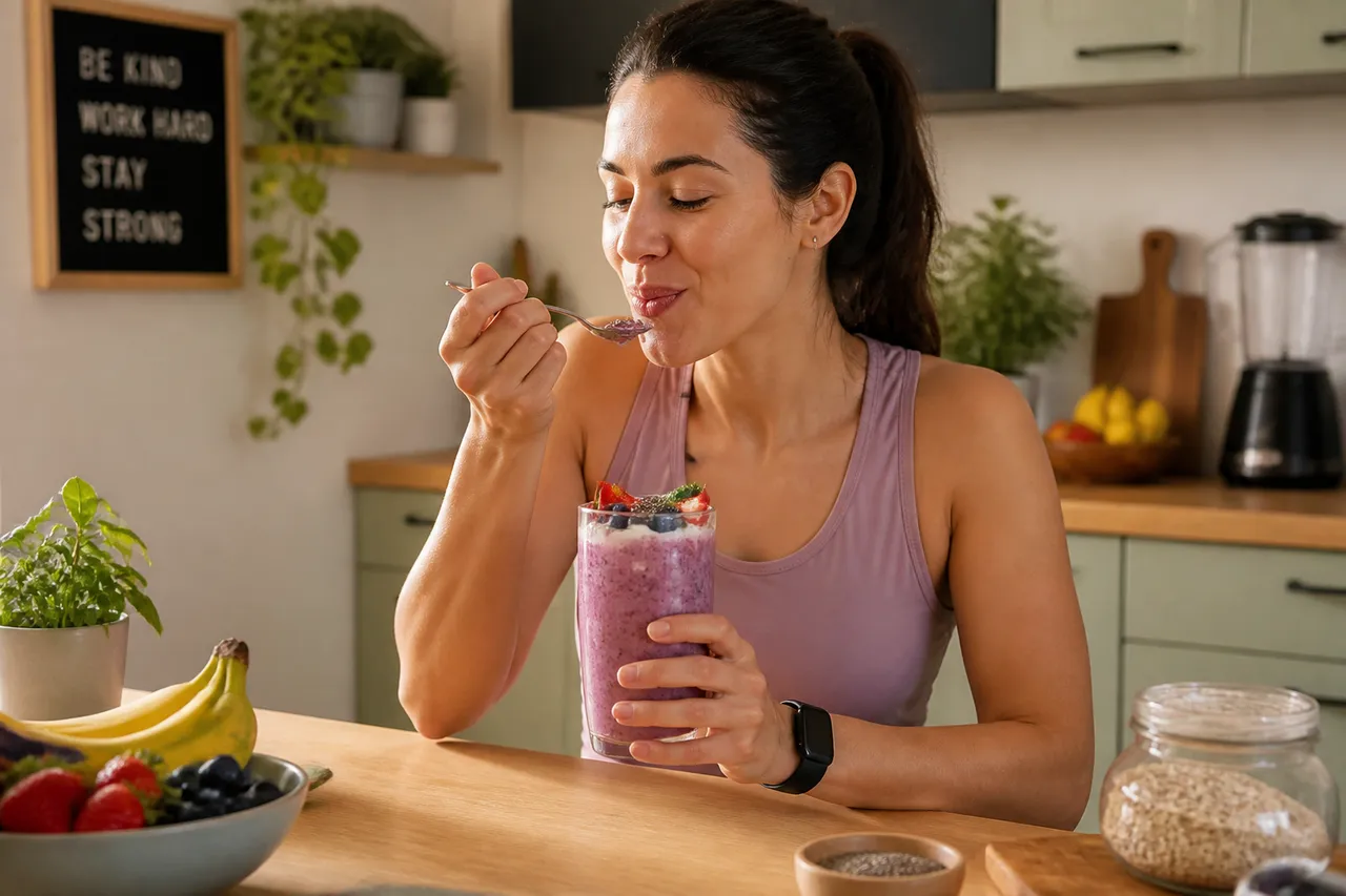 consum responsabil de smoothie pentru energie și sațietate