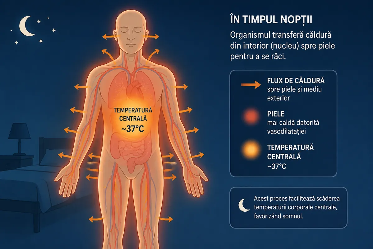 efectele căldurii asupra somnului și temperaturii corporale