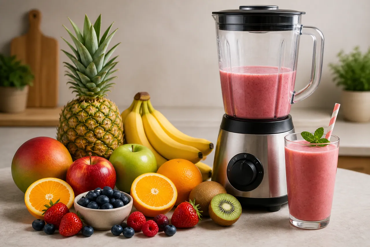 fructe întregi și smoothie pentru controlul glicemiei