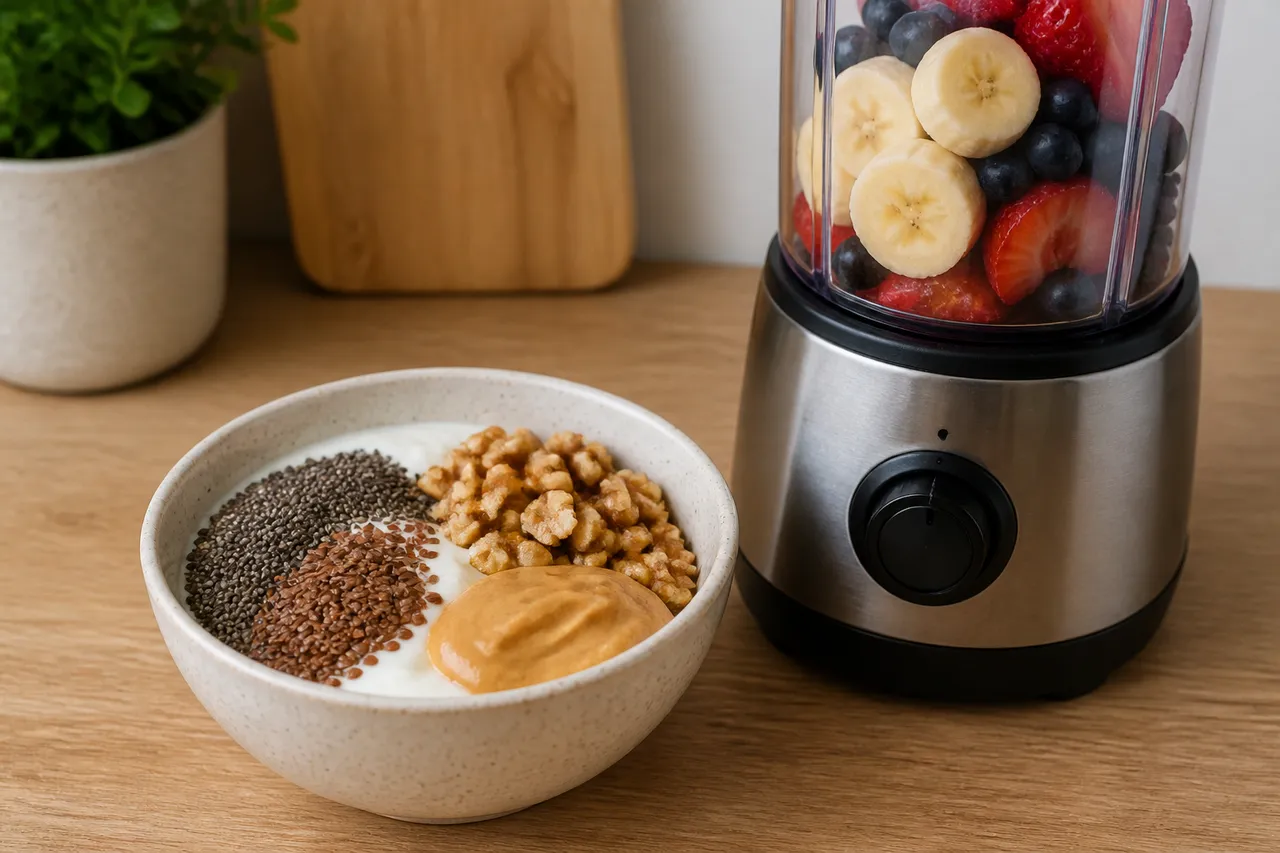 ingrediente pentru smoothie cu absorbție mai lentă a zahărului