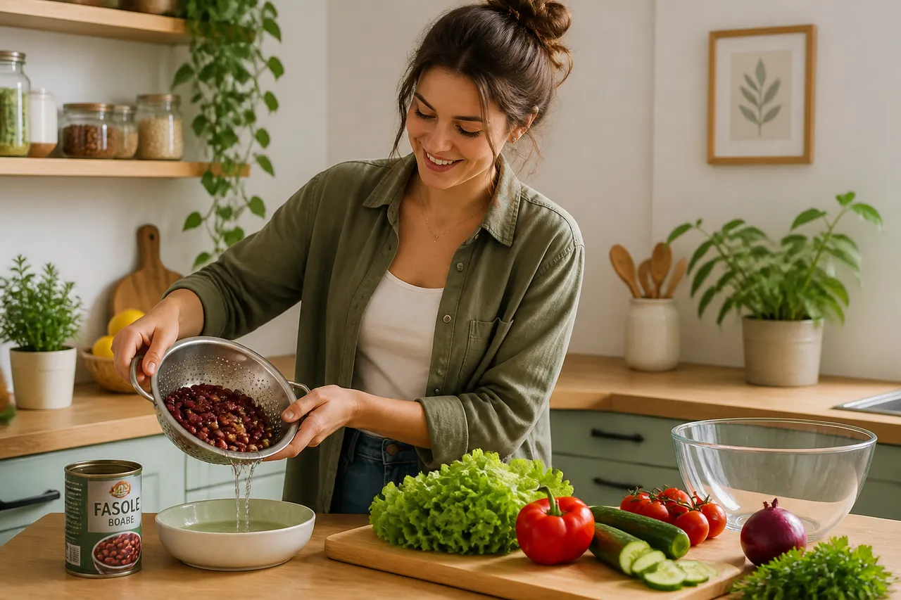 pregătirea fasolei pentru salată