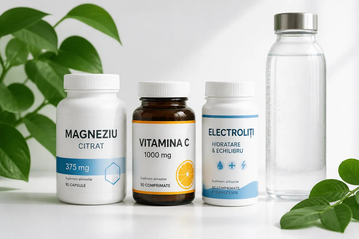 suplimente recomandate vara magneziu electroliți vitamina C