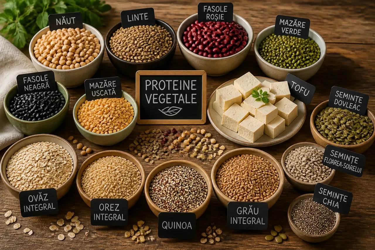 surse vegetale de aminoacizi esențiali și proteine