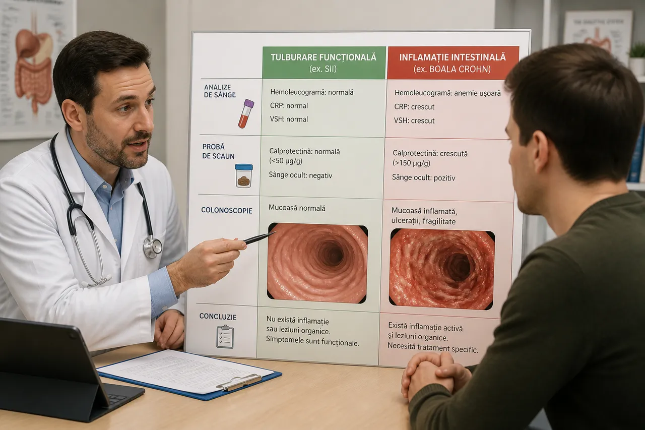 analize pentru colon iritabil și boală inflamatorie intestinală