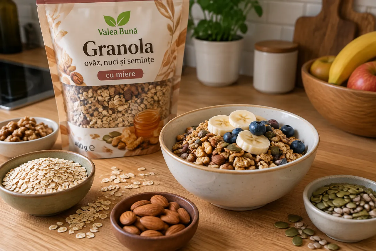 cum verifici ingredientele din granola și alegi o variantă echilibrată