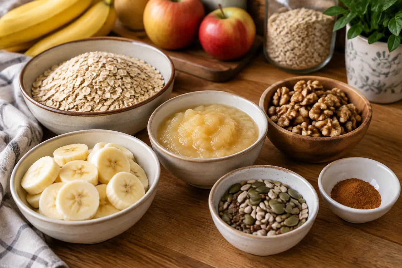 ingrediente pentru granola de casă fără zahăr adăugat