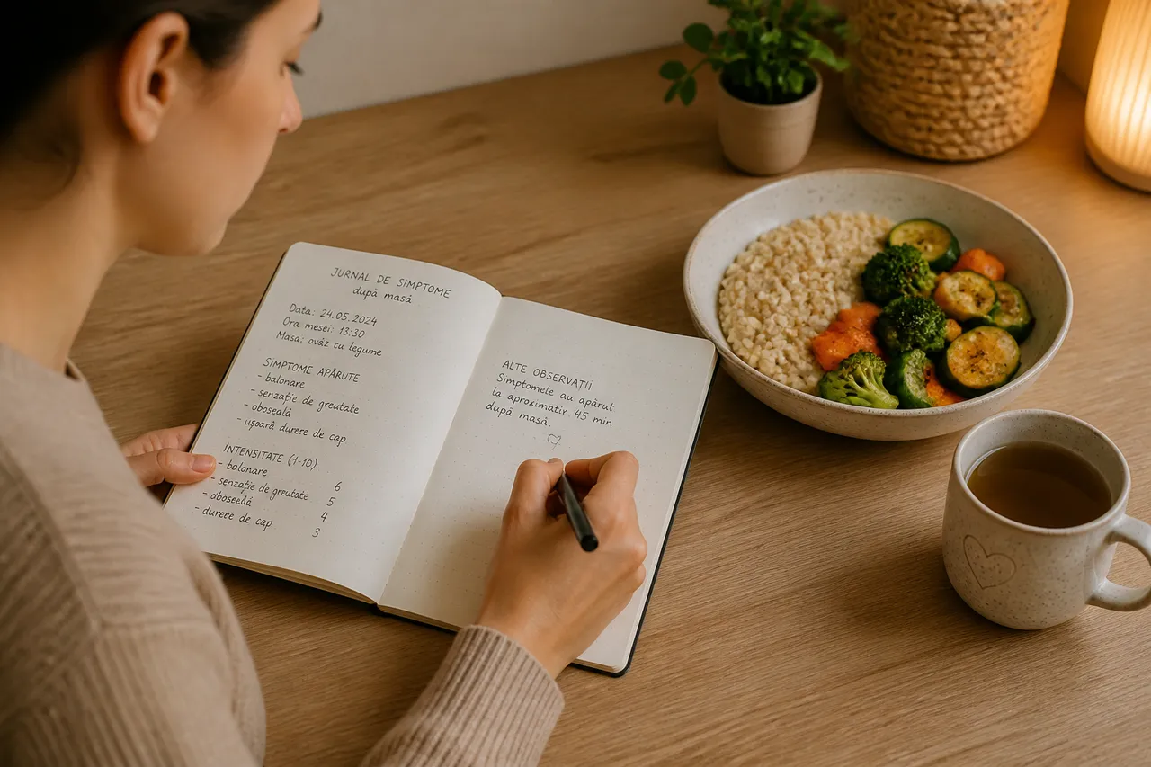 jurnal alimentar pentru reflux gastric și identificarea alimentelor declanșatoare