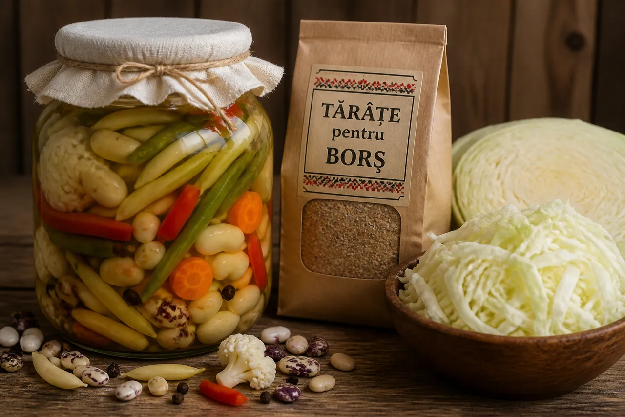 murături în saramură și alimente fermentate tradiționale românești