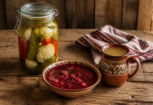 Murăturile în saramură, borșul și zeama de varză pentru microbiom și imunitate