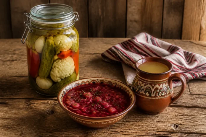 Murăturile în saramură, borșul și zeama de varză pentru microbiom și imunitate