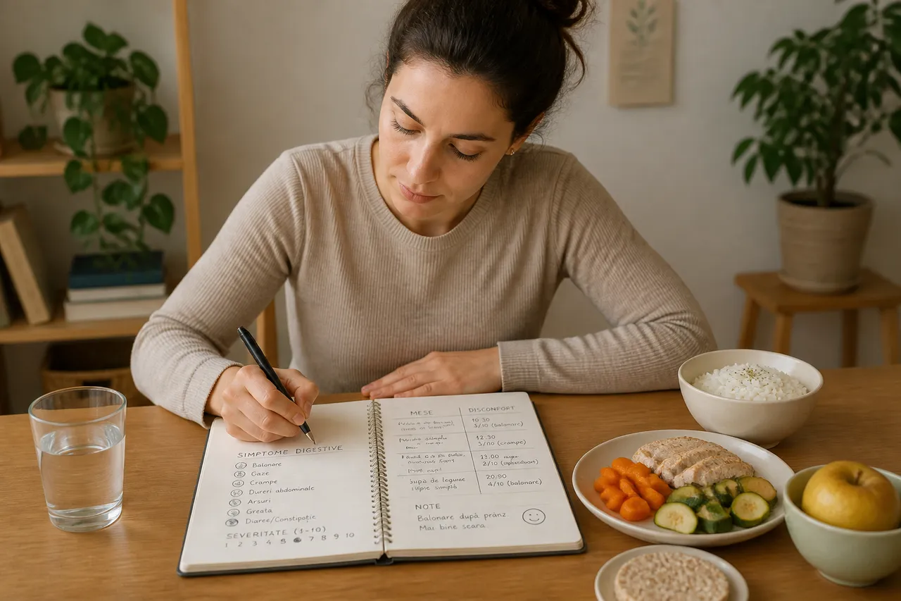 sindromul colonului iritabil simptome și jurnal alimentar