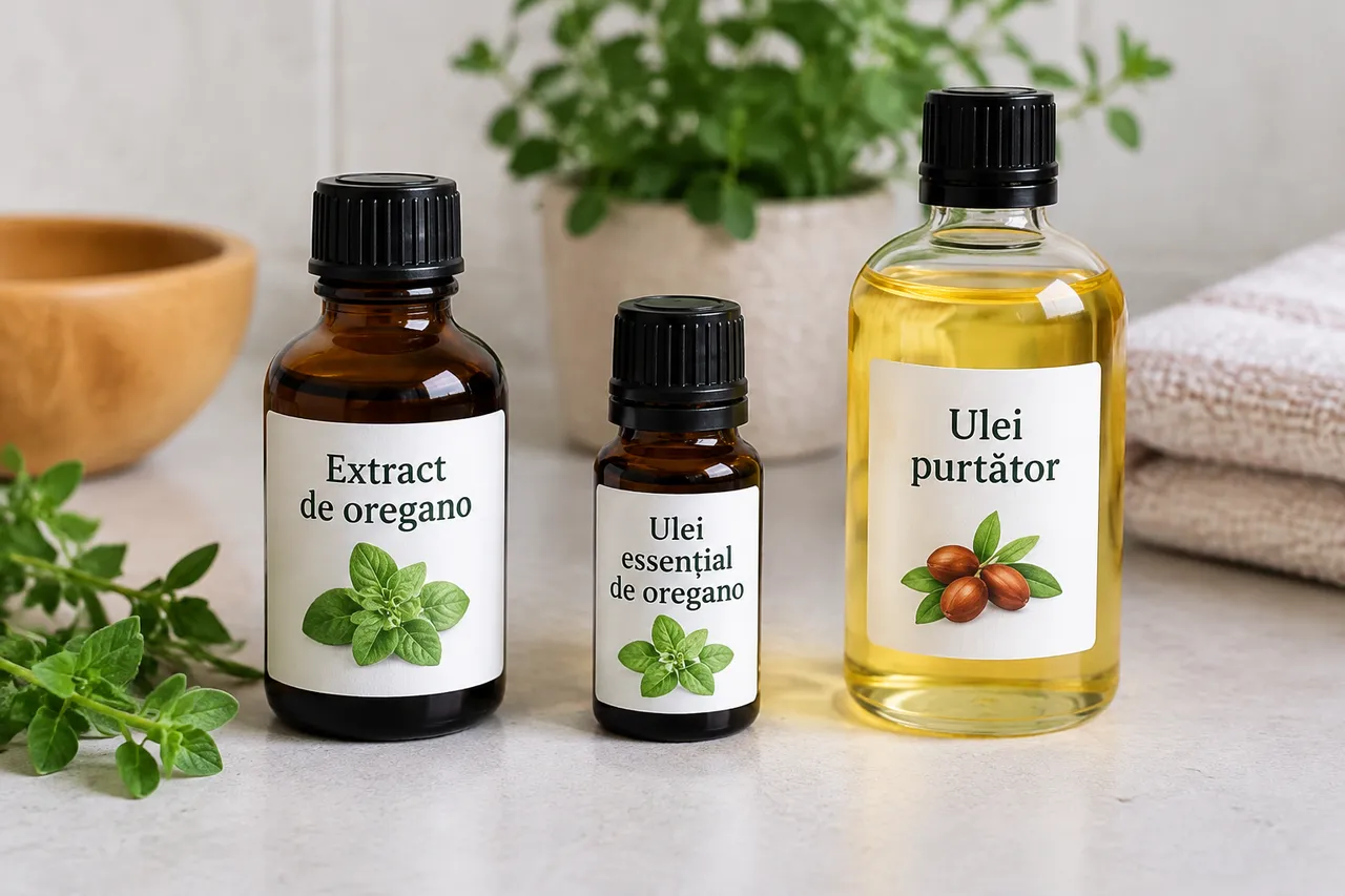 diferența dintre ulei de oregano și ulei esențial